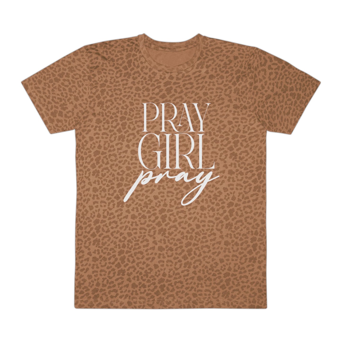 Leopard Print Graphic Tee - Pray Girl Pray